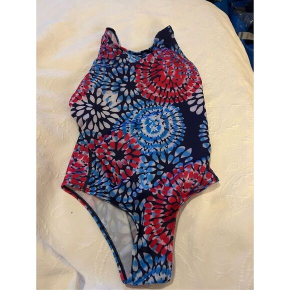 NEW Girls' Swimsuit Bathing Suit One Piece Suits Swim 14 - Picture 3 of 7
